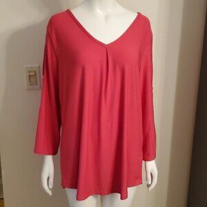 Beautiful Pink Open Shoulder Blouse